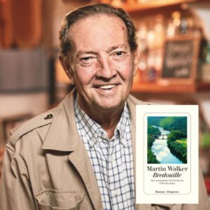 Portrait-Foto von Autor Martin Walker mit Bild vom Buchcover "Bredouille"