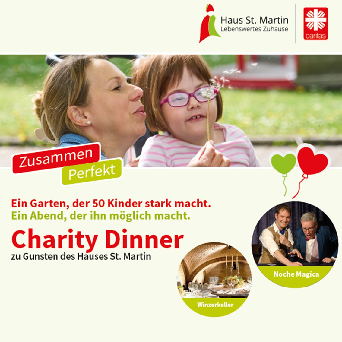 Charity Dinner - Ankündigungstitelbild